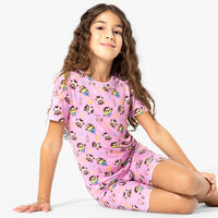 Despicable Me 4: Minions Always Popping Bamboo Kids Pajama Short Set