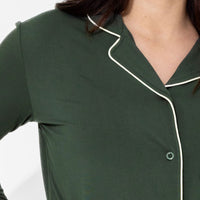 Pine Green Bamboo Women's Pajama Set