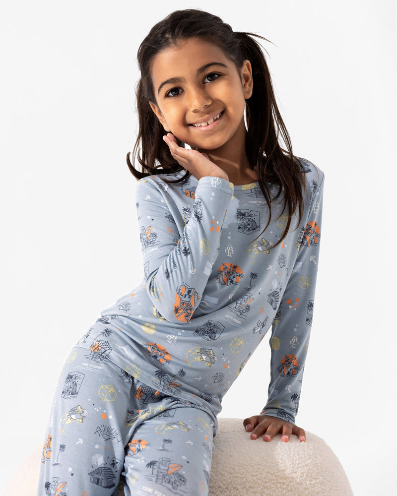 Minecraft: Time to Mine Bamboo Kids Pajamas