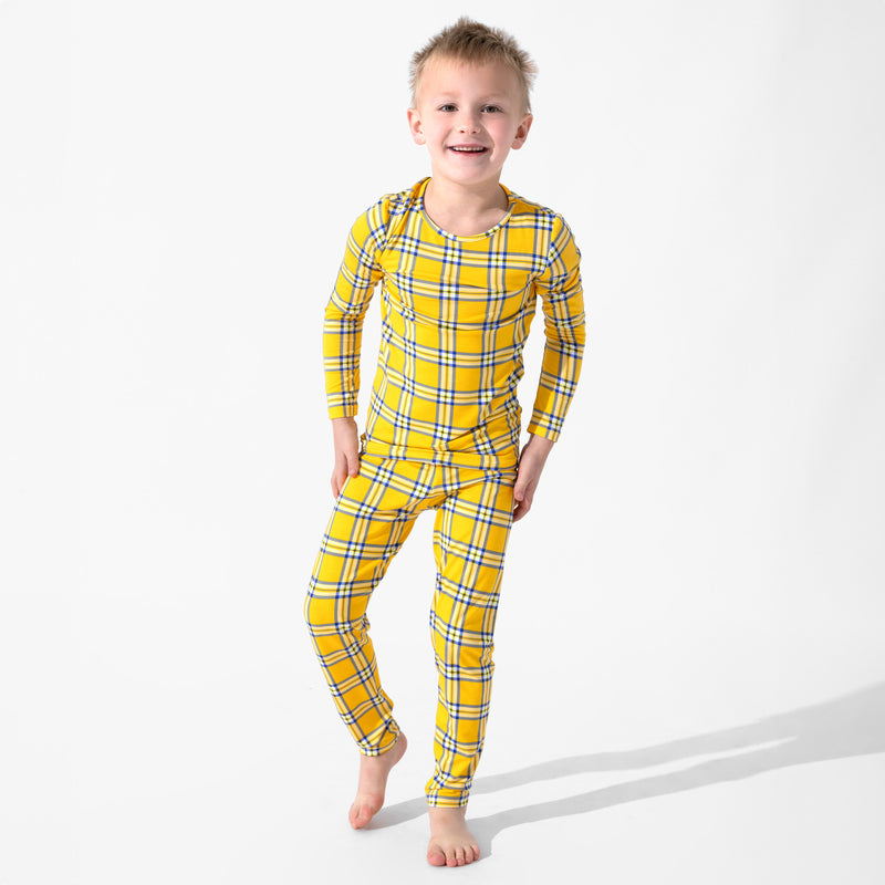 Clueless Total Betty Plaid Bamboo Kids Pajamas