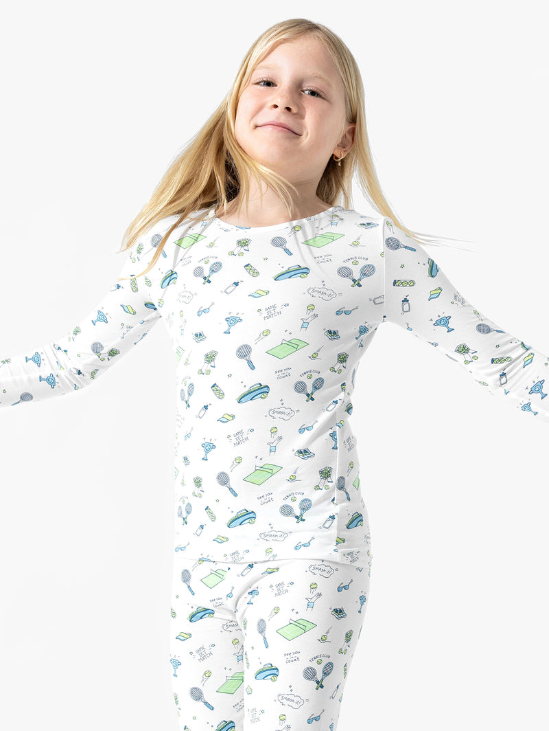 Tennis Bamboo Kids Pajamas