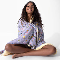 Minecraft Pixel Pals Bamboo Sherpa Blanket