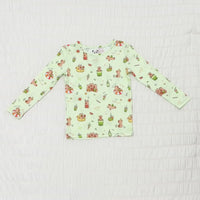 Capybara Boba Bamboo Kids Pajamas