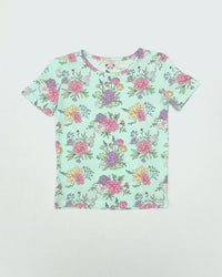 Petals & Posies Bamboo Kids Pajama Short Set