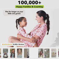 Candy Cane Lane Bamboo Girls' Long Sleeve Dress