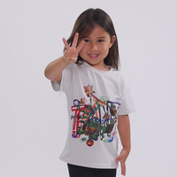Teenage Mutant Ninja Turtles: Mutant Mayhem Bone White Bamboo Terry Kids Oversized T-Shirt