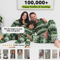 Minecraft Creeper Holiday Bamboo Kids Pajamas
