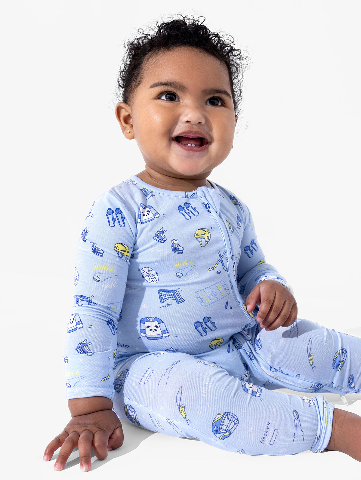 Hockey Bamboo Convertible Footie