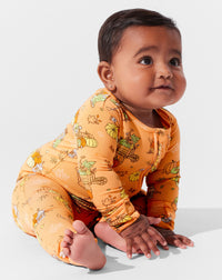 Pumpkin Bamboo Convertible Footie