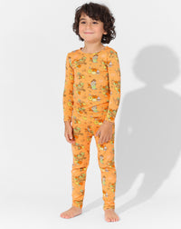 Pumpkin Bamboo Kids Pajamas