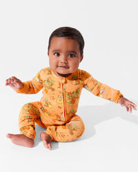 Pumpkin Bamboo Convertible Footie