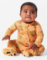 Pumpkin Bamboo Convertible Footie