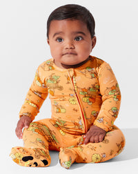 Pumpkin Bamboo Convertible Footie