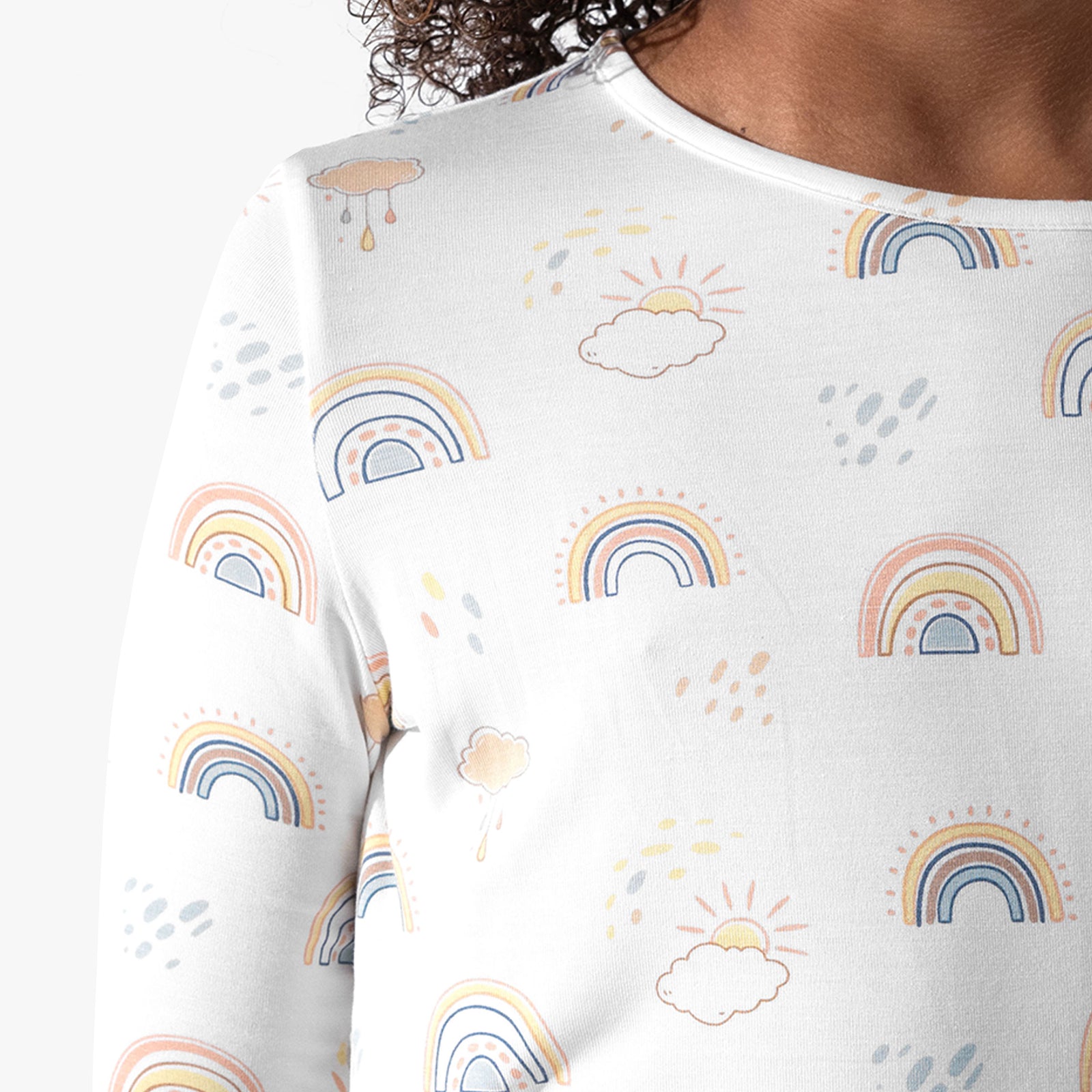 Rainbows Bamboo Kids Pajamas