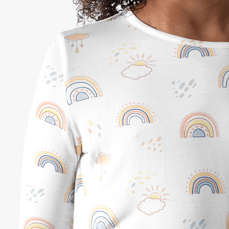 Rainbows Bamboo Kids Pajamas