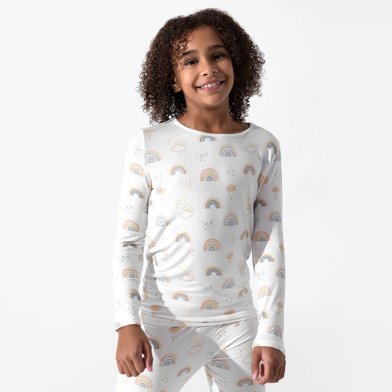 Rainbows Bamboo Kids Pajamas