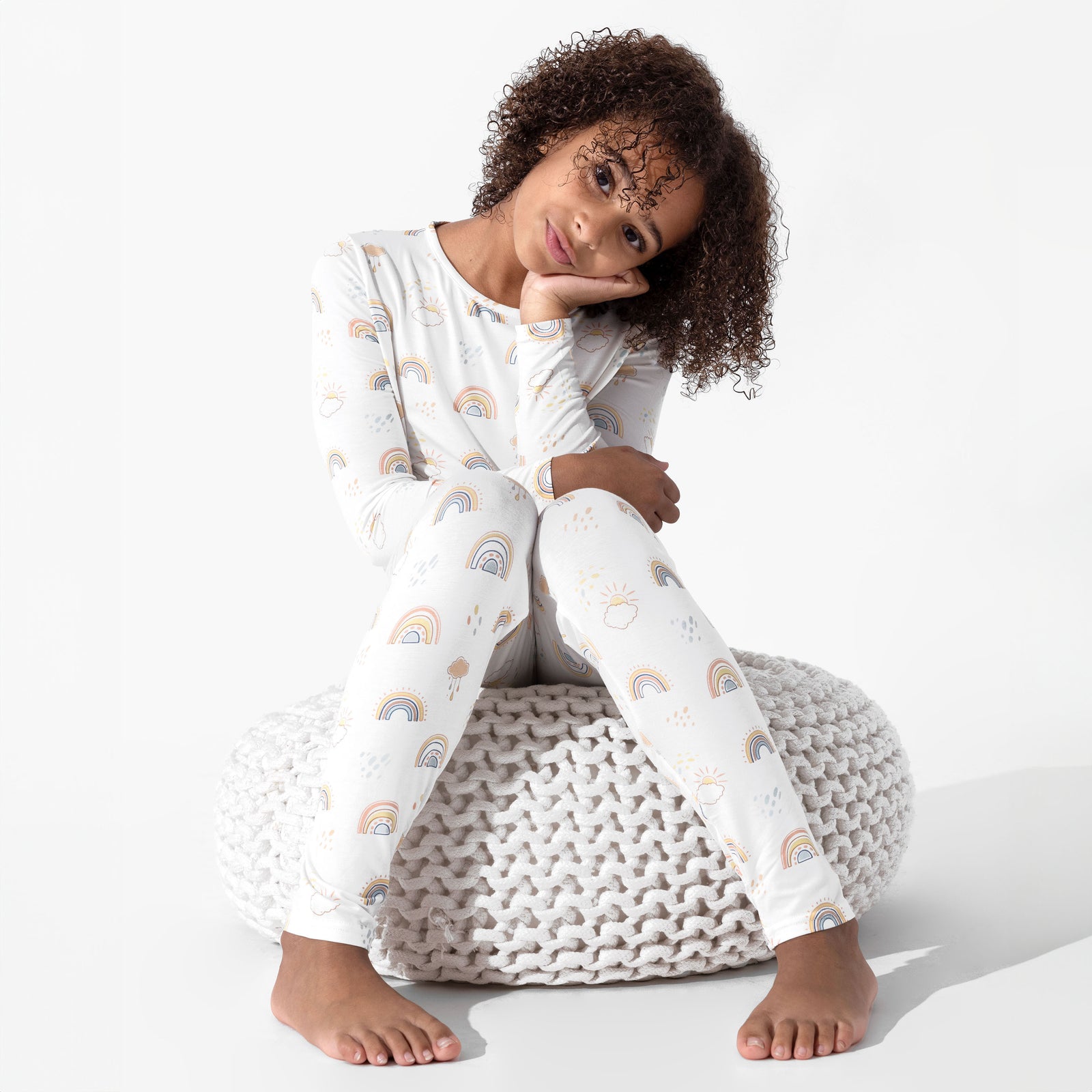 Rainbows Bamboo Kids Pajamas