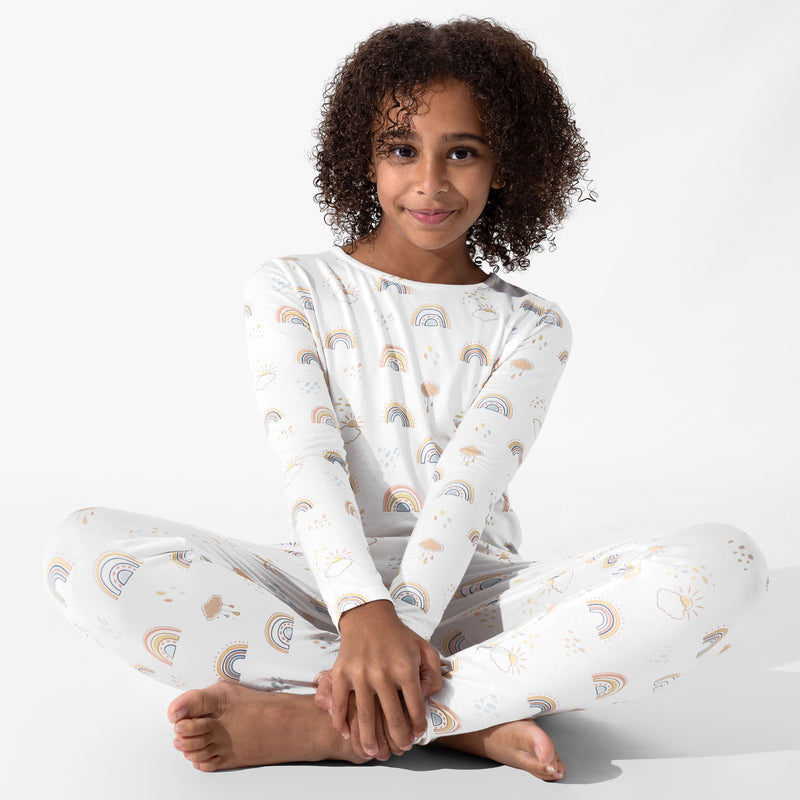 Rainbows Bamboo Kids Pajamas