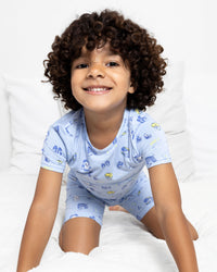 Hockey Bamboo Kids Pajama Short Set