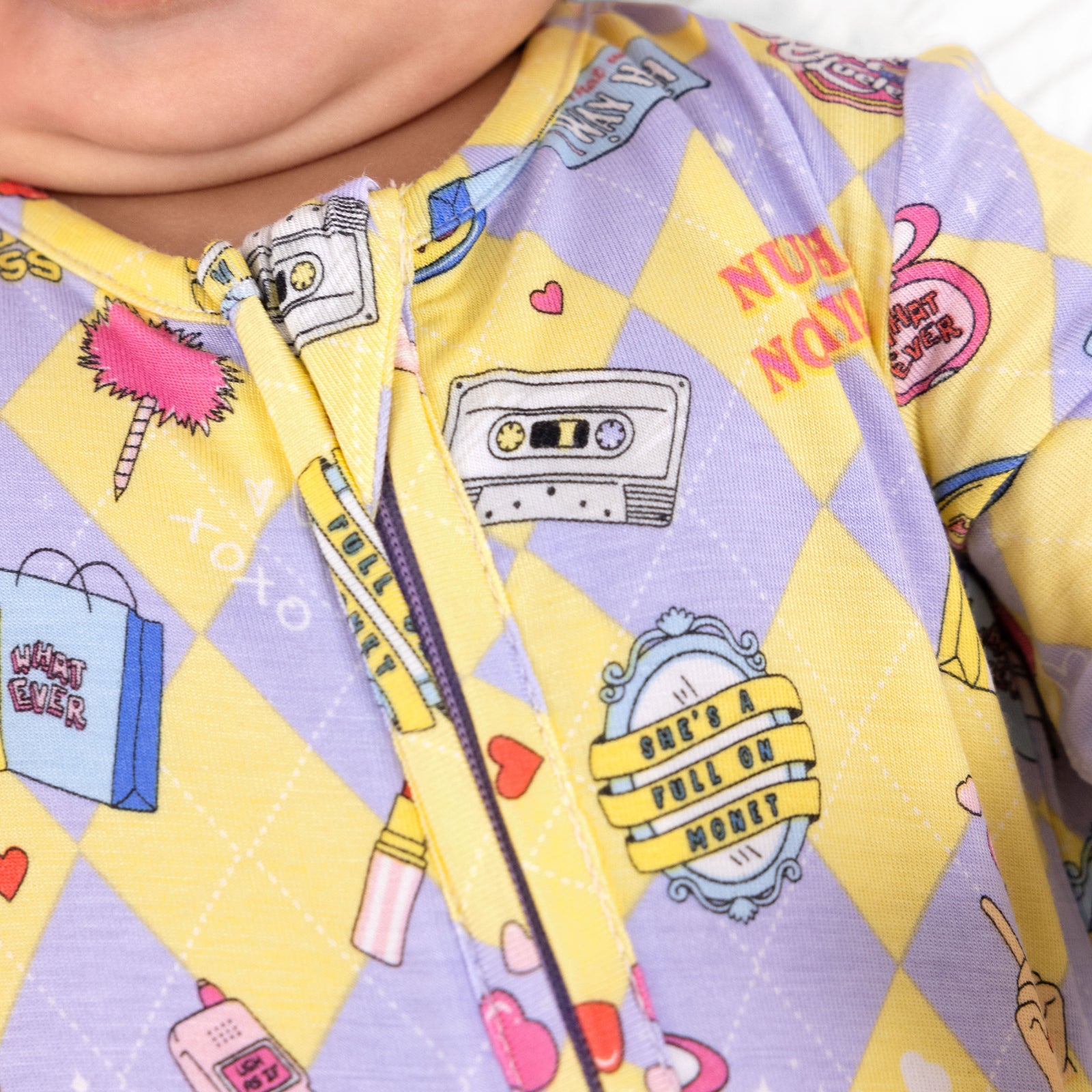 Clueless As If! Bamboo Convertible Footie