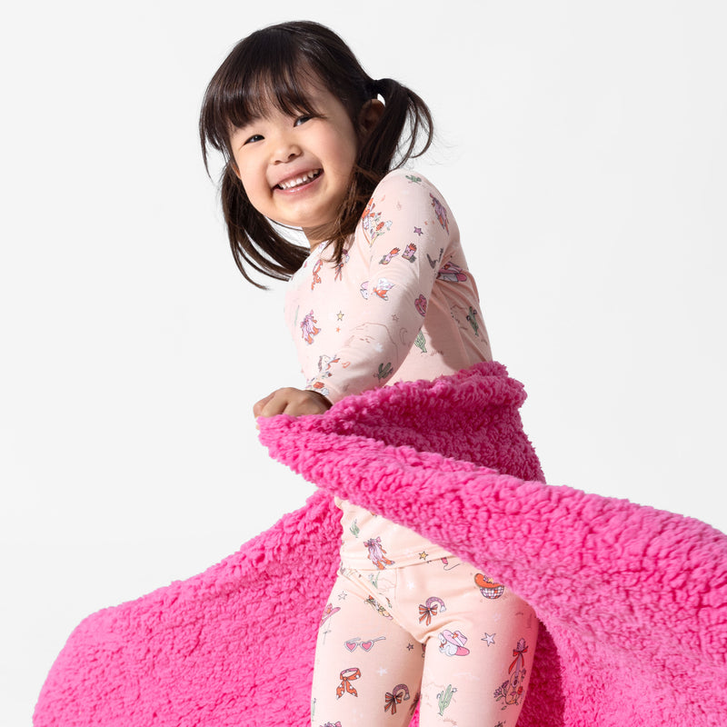 Cowgirl Bamboo Sherpa Blanket