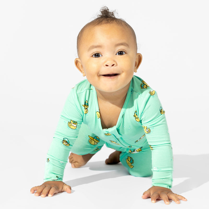 Rubber Ducky Bamboo Convertible Footie