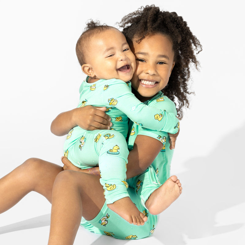 Rubber Ducky Bamboo Convertible Footie