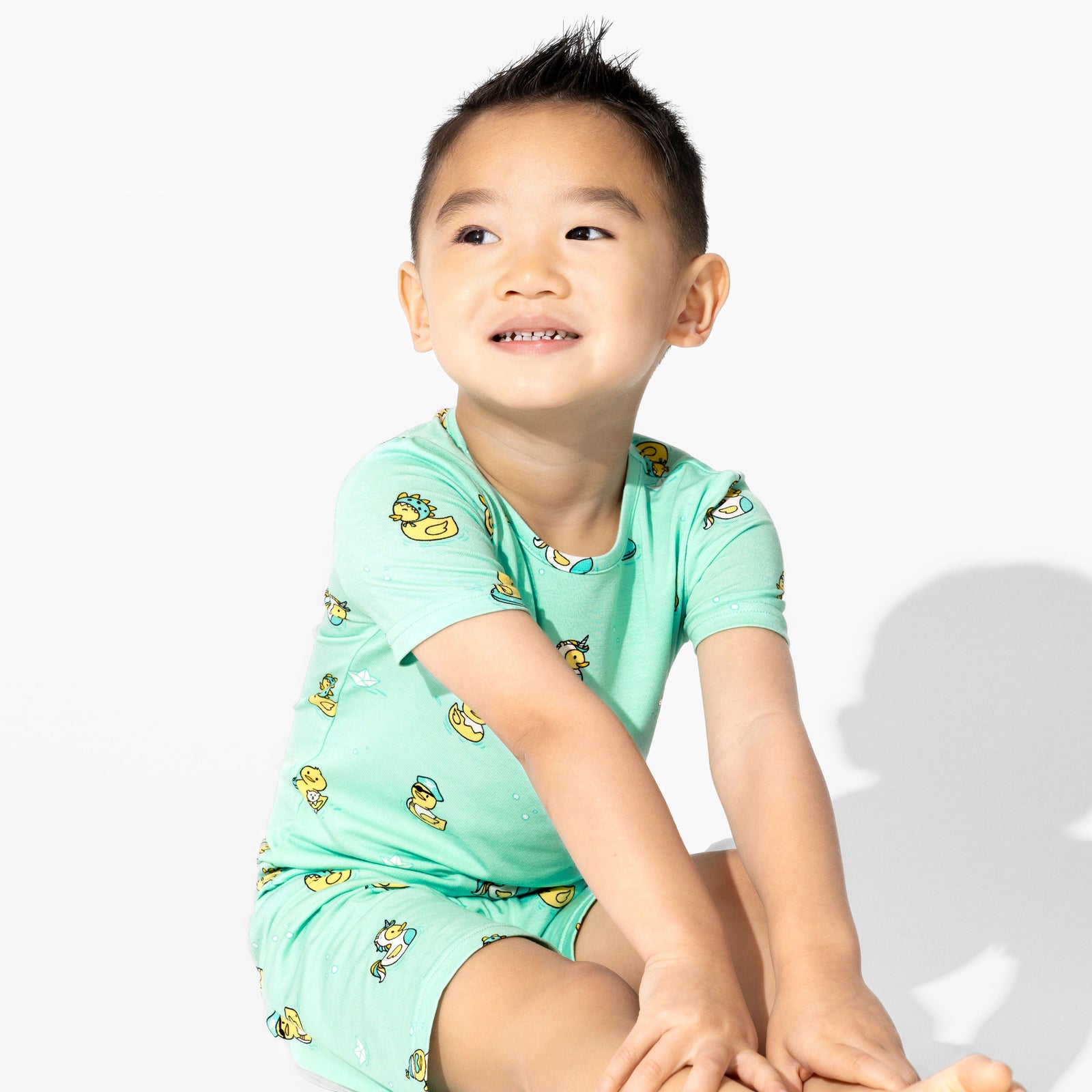 Rubber Ducky Bamboo Kids Pajama Short Set