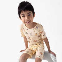 Cowboy Bamboo Kids Pajama Short Set