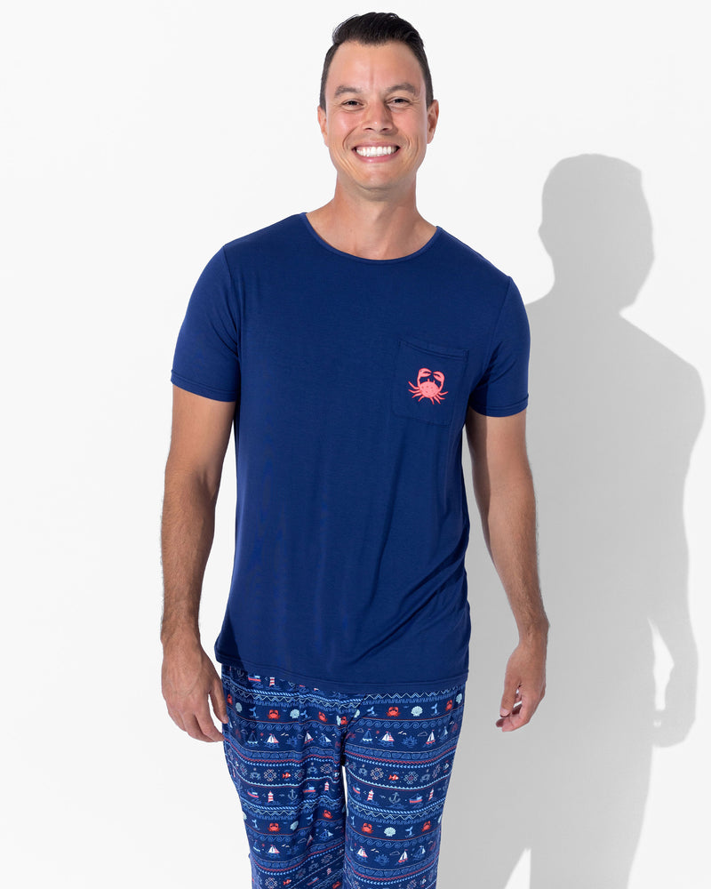 Sail Away Fair Isle Bamboo Men's Pajama Set