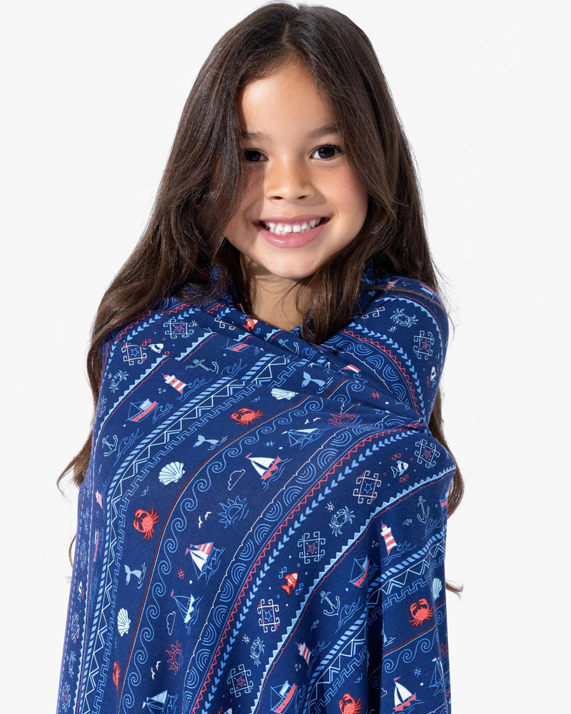 Sail Away Fair Isle Bamboo Blanket