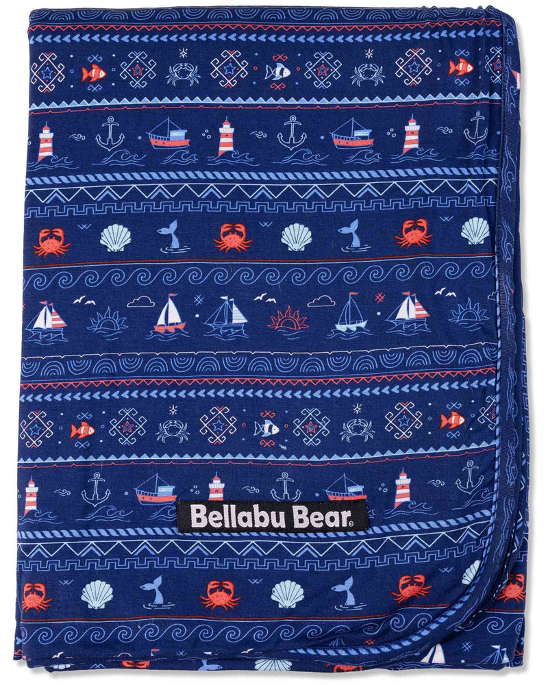 Sail Away Fair Isle Bamboo Blanket