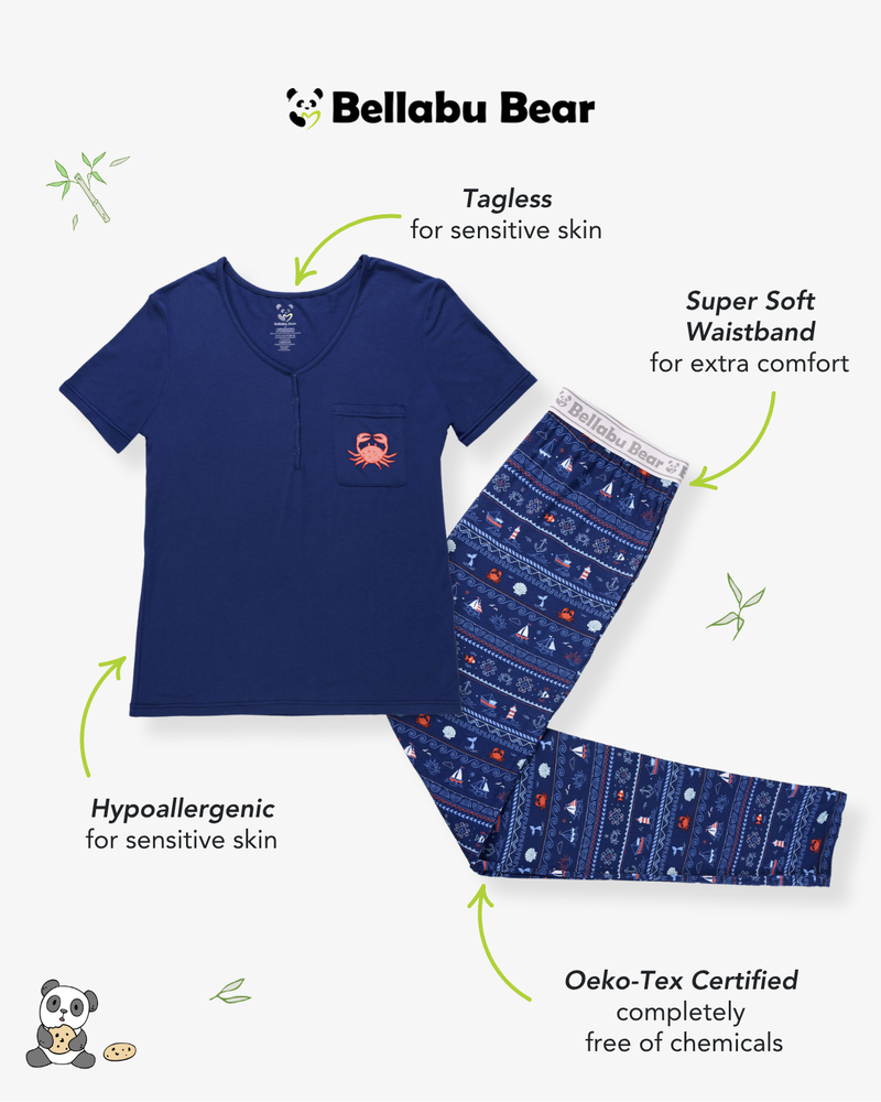 Sail Away Fair Isle Bamboo Women's Pajama Set