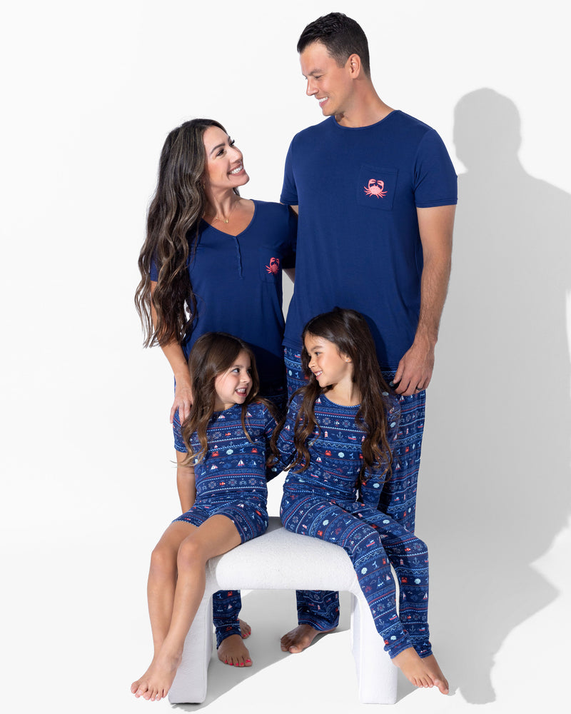 Sail Away Fair Isle Bamboo Men's Pajama Set