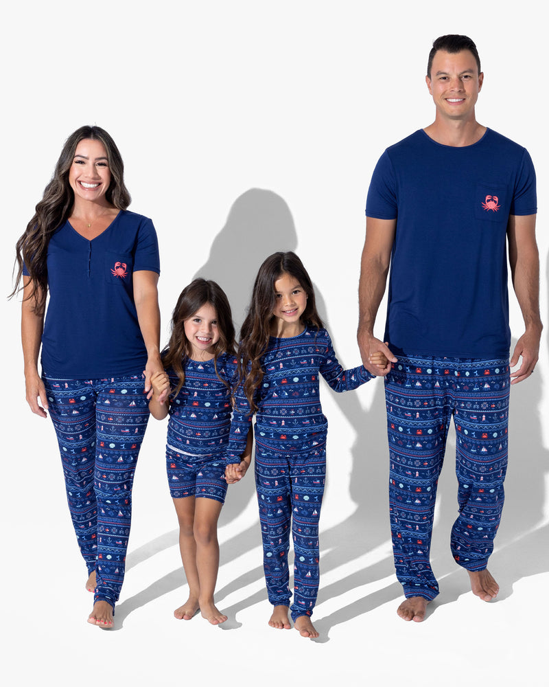 Sail Away Fair Isle Bamboo Men's Pajama Set