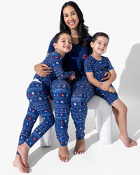 Sail Away Fair Isle Bamboo Women's Pajama Set