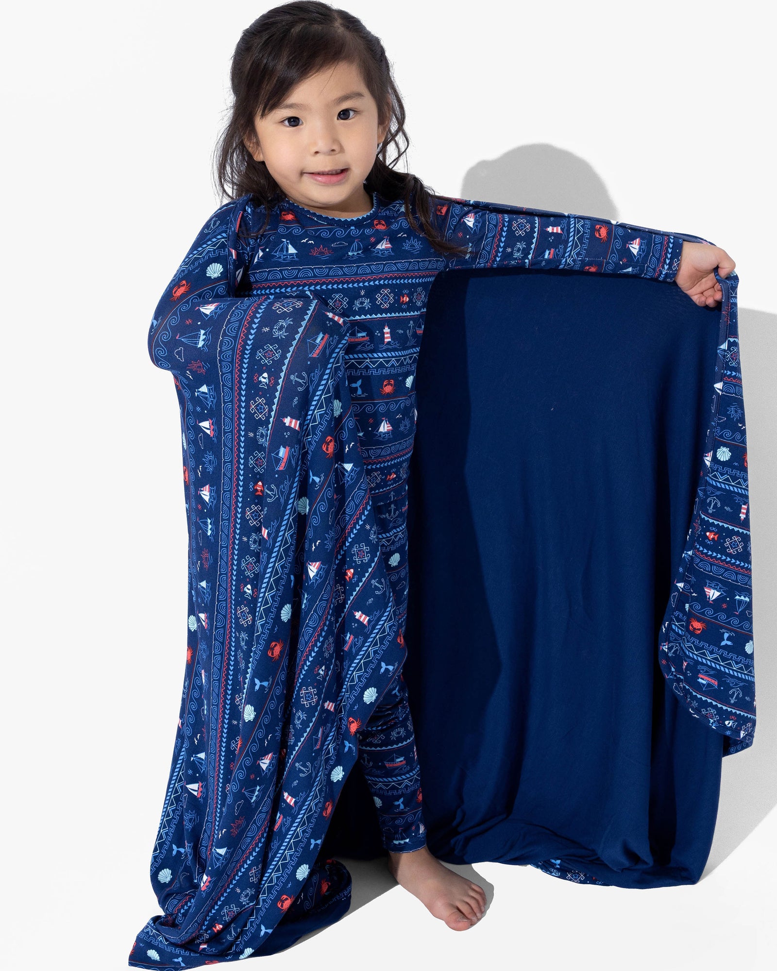Sail Away Fair Isle Bamboo Blanket
