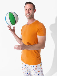 All Star Basketball Bamboo Men's Pajama Set