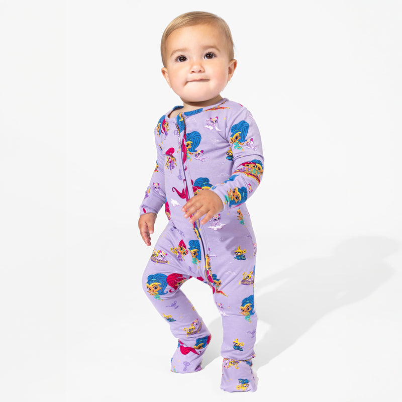Shimmer and Shine Bamboo Convertible Footie