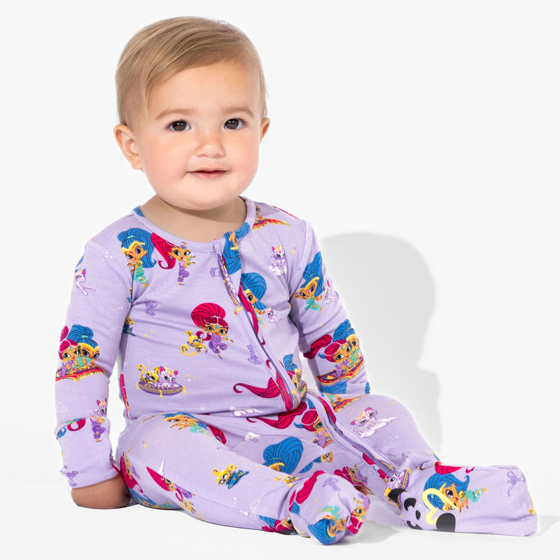 Shimmer and Shine Bamboo Convertible Footie