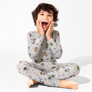Little Monsters Bamboo Kids Pajamas