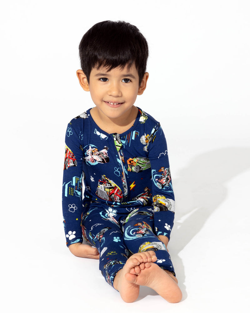 PAW Patrol: The Mighty Movie - Mighty Vehicles Bamboo Convertible Footie