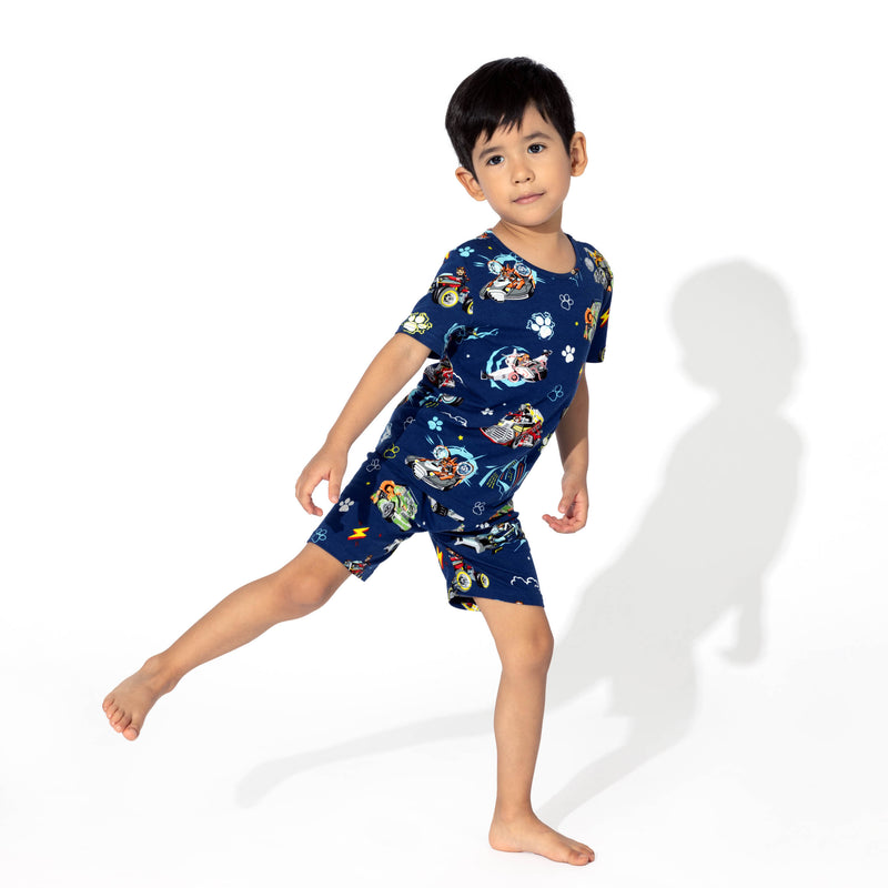 PAW Patrol: The Mighty Movie - Mighty Vehicles Bamboo Kids Pajama Short Set
