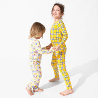Clueless Total Betty Plaid Bamboo Kids Pajamas