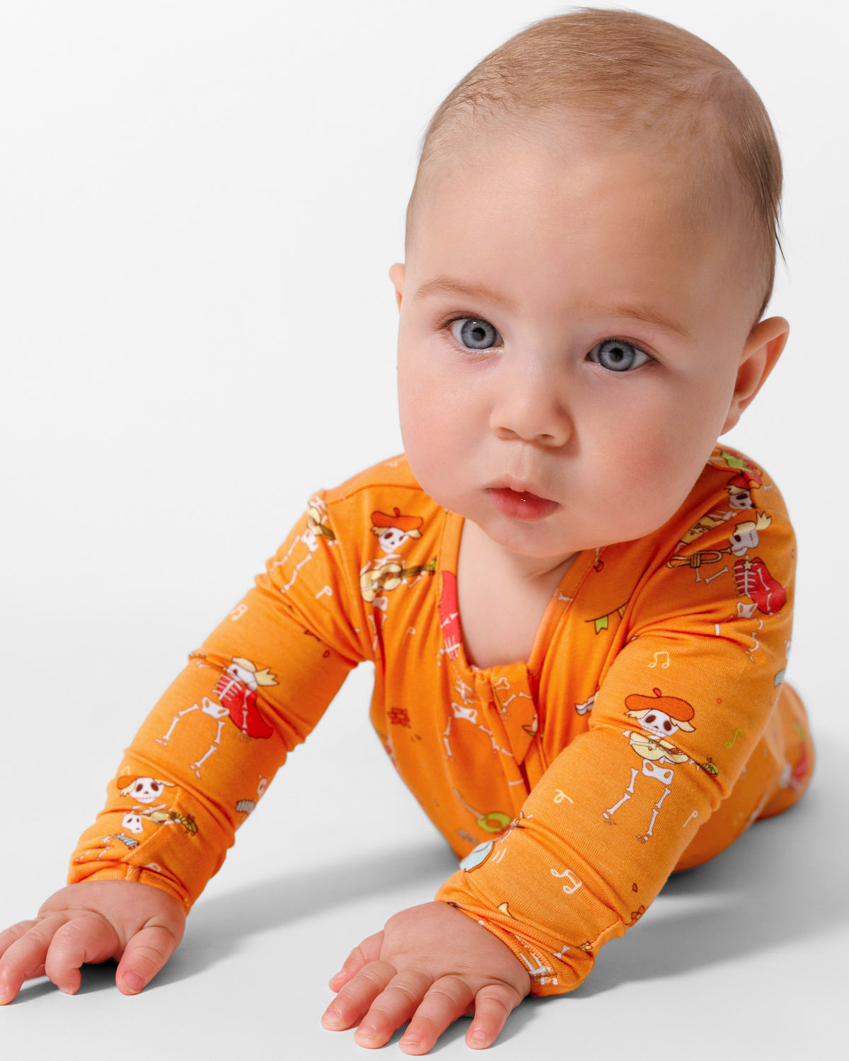 Skeletons Bamboo Convertible Footie