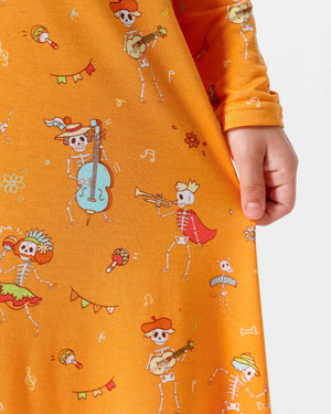 Skeletons Bamboo Girls' Dress
