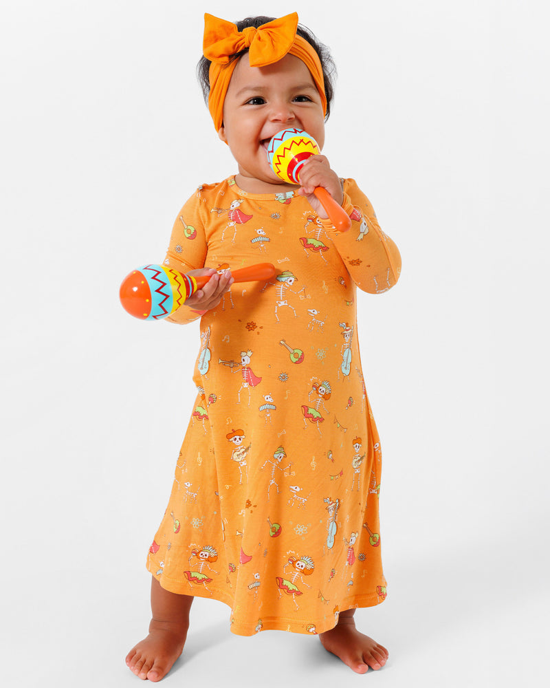Skeletons Bamboo Girls' Dress