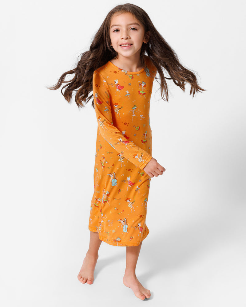 Skeletons Bamboo Girls' Dress