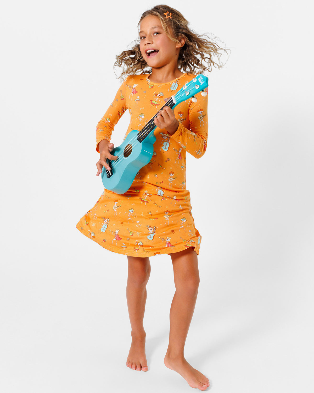 Skeletons Bamboo Girls' Dress