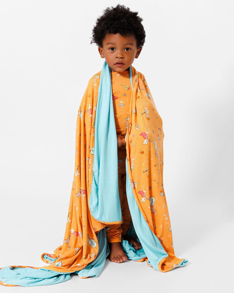 Skeletons Bamboo Blanket
